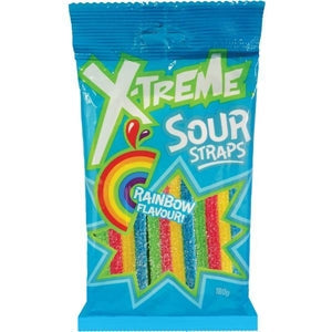X-Treme Sour Straps Rainbow 160g