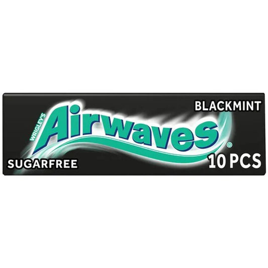 Wrigles Airwaves Black Mint 10pcs