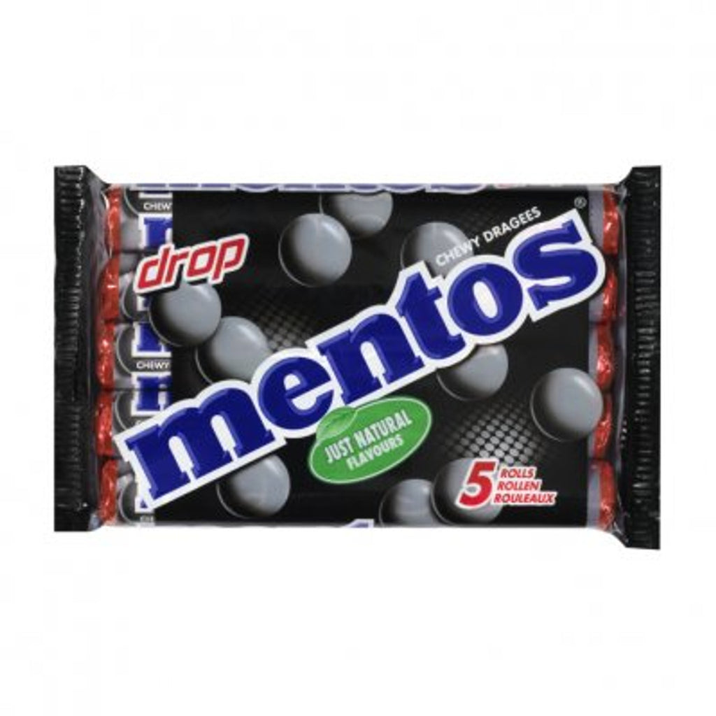 Mentos - Licorice (Drop Mentos) 5 pack