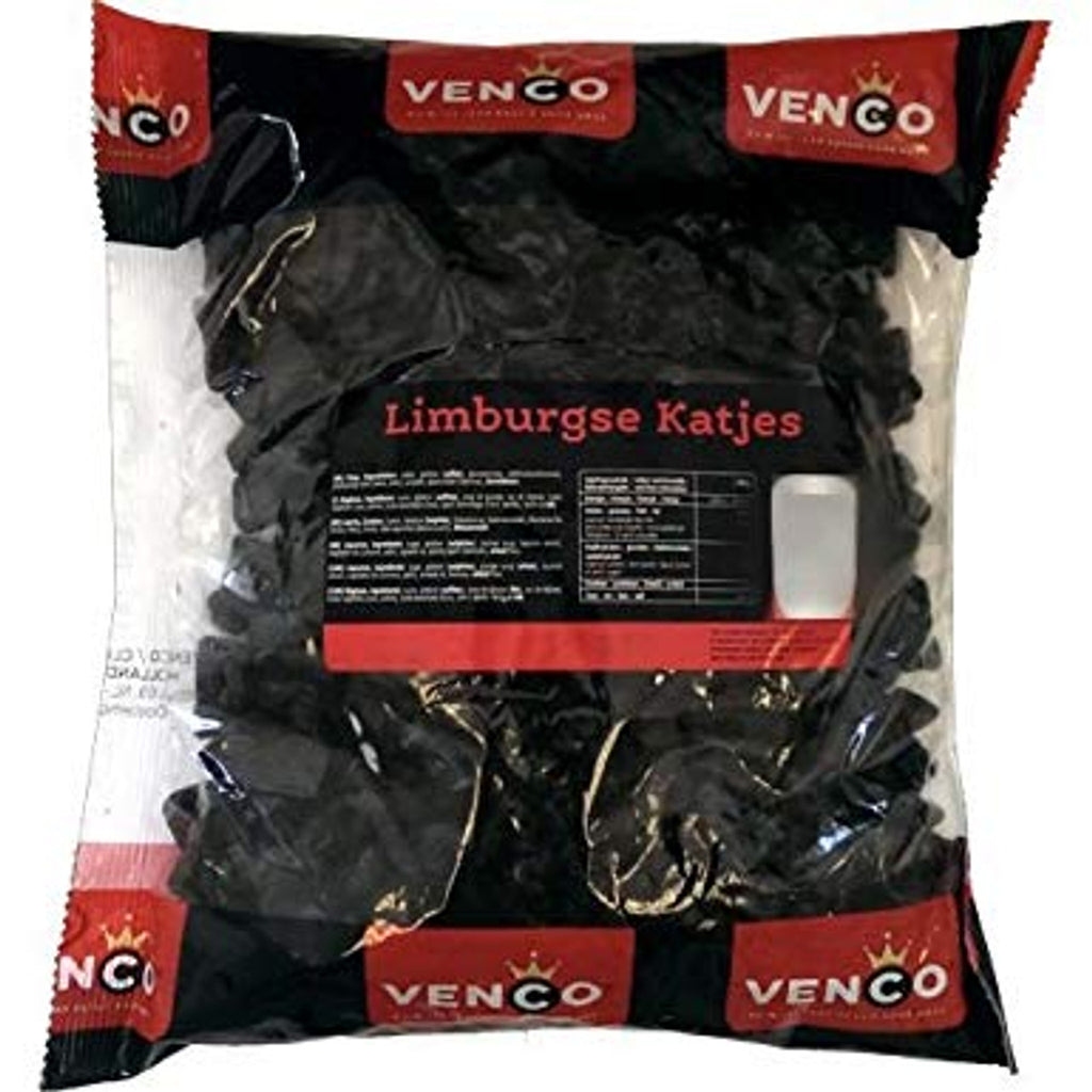 Venco - Limburgse Katjesdrop (Cat Shaped Licorice) 1kg