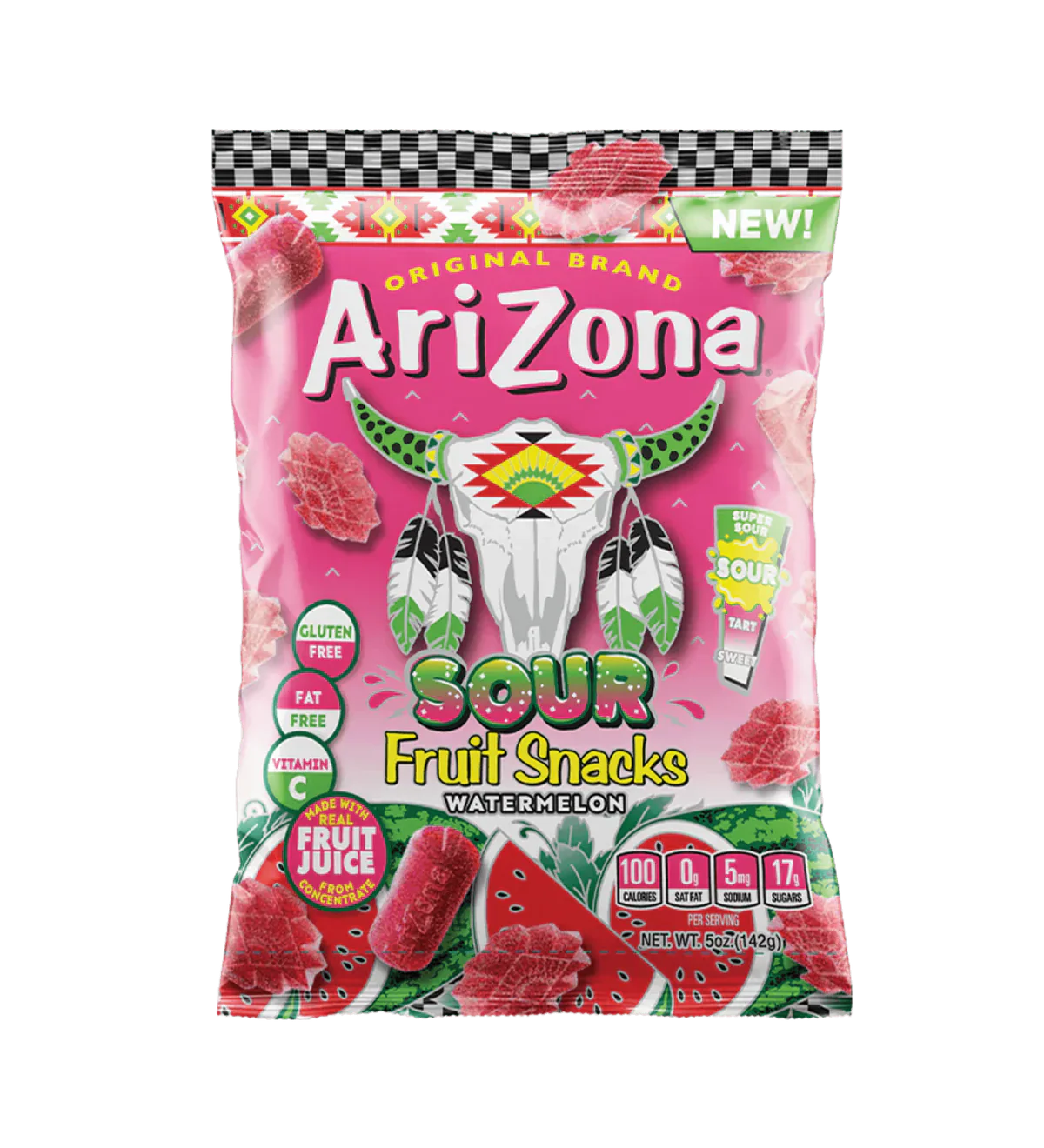 Arizona Fruits Sour Watermelon 141g