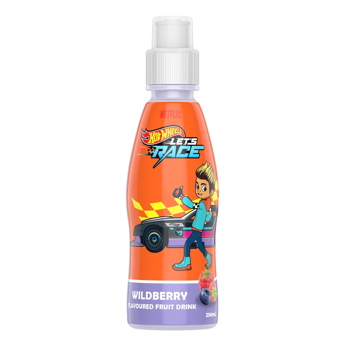 Fruity Burst Hot Wheels Wildberry 250ml - Tom's Confectionery Warehouse
