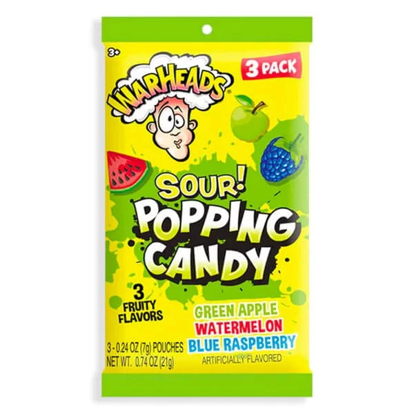 Warheads Sour Popping Candy 21g