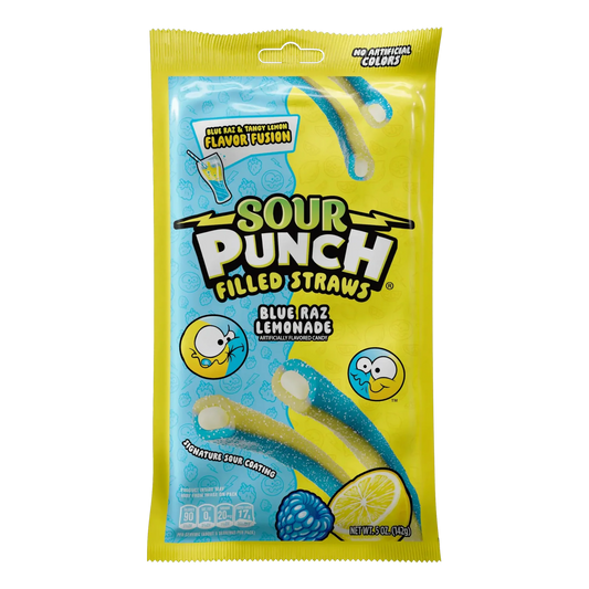 US Sour Punch Filled Straws Cherry Limeade 142 g