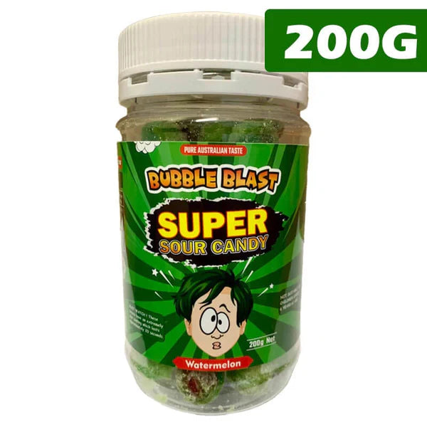 Bubble Blast Sour  Watermelon 200g