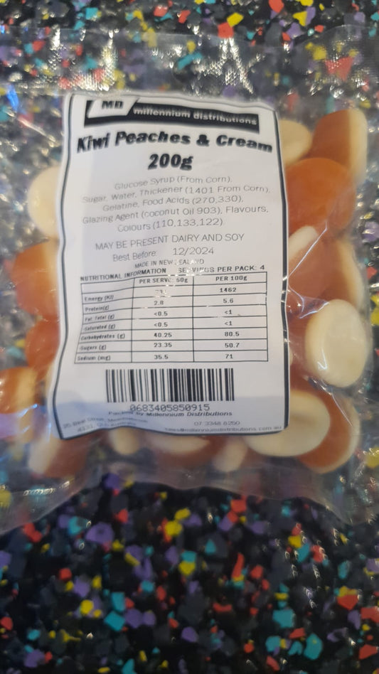 Kiwi Peaches & Cream 200g