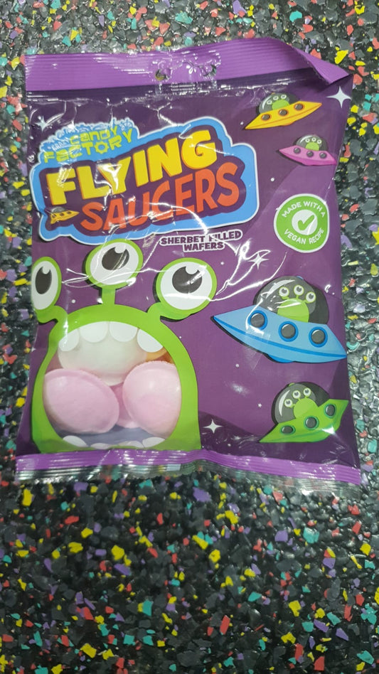 Candy Factory Flying Saucers