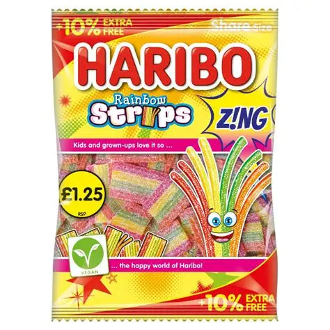 Haribo - Rainbow Strips 143g