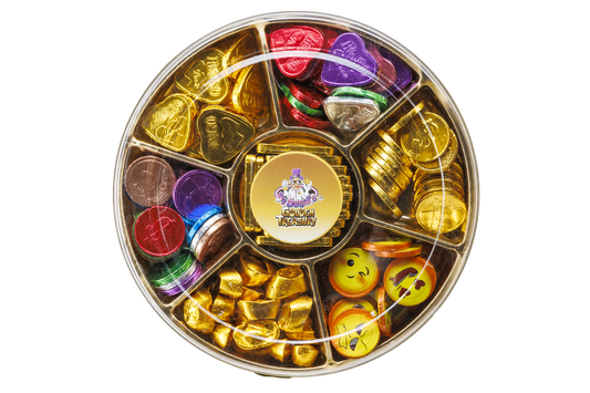 400g COIN CHOCOLATE-GOLDEN TREASURE SAMPLER