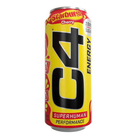 C4 PRE-WORKOUT STARBURST CHERRY 473ML - Tom's Confectionery Warehouse