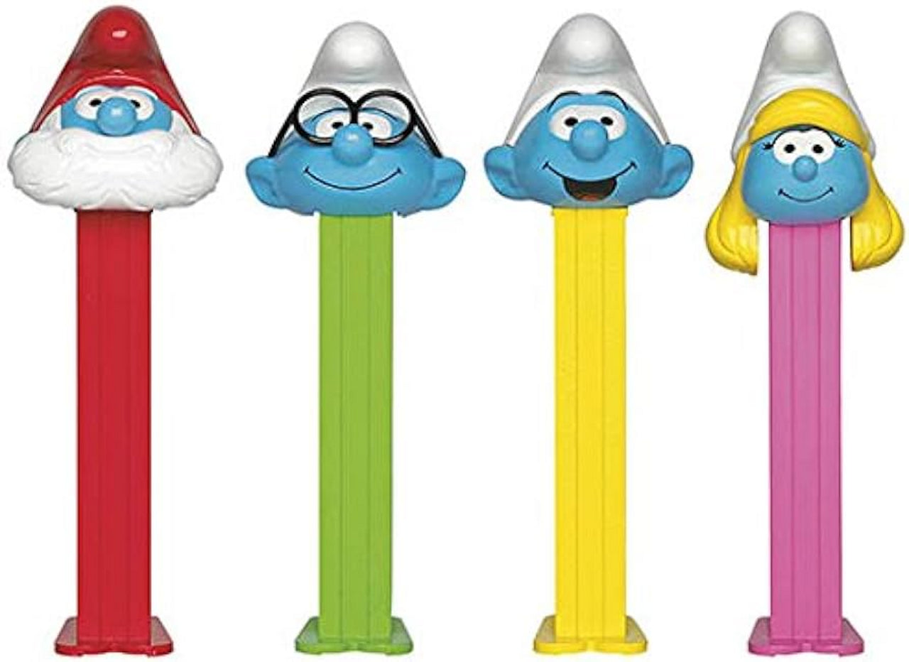 PEZ smurfs