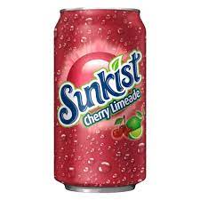 US Sunkist Cherry Lemon 355ml