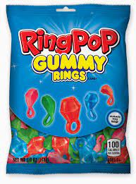 Ring Pop Gummy Rings 144g