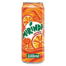 MIRINDA ORANGE CANS 330ML