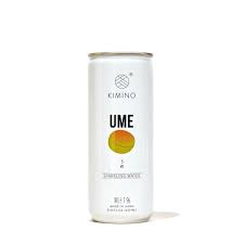 KIMINO Ume CAN Sparkling Water Plum 250ml