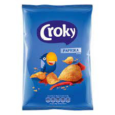 Croky - Paprika Chips (Paprika Flavoured Crisps) 175g