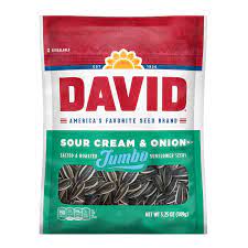 David Sunflower Seeds Sour Cream & Onion 149g