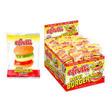 efrutti Individually Wrapped Gummi Mini Burgers 0.32oz