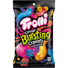 Trolli Sour Bursting Crawlers 6.3oz Peg Bag