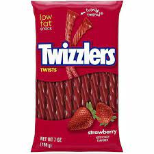 US Twizzlers Strawberry Twists 198g
