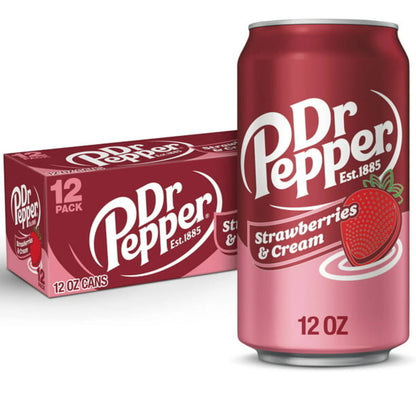 US Dr Pepper Strawberry Ceam 355ml