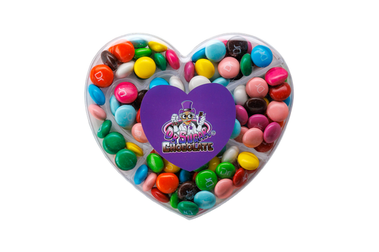 120g CHOCOLATE BEANS BUTTON-HEART