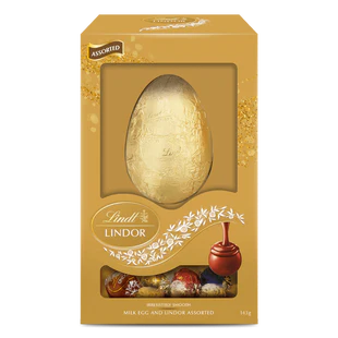 Lindt Milk Egg & Lindor Assorted 143g