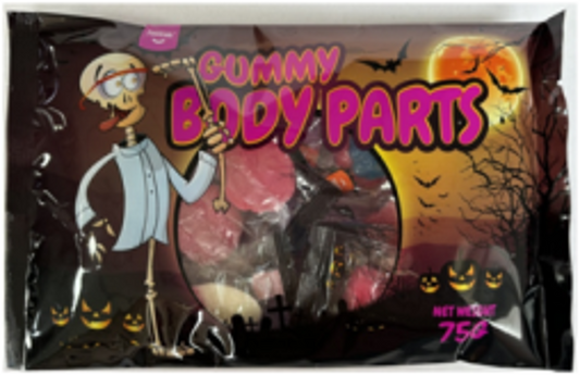 Gummy Body Parts 75g