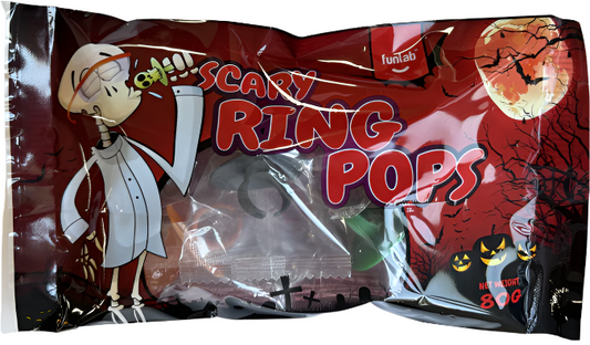 Halloween Ring Pops 16g - Tom's Confectionery Warehouse