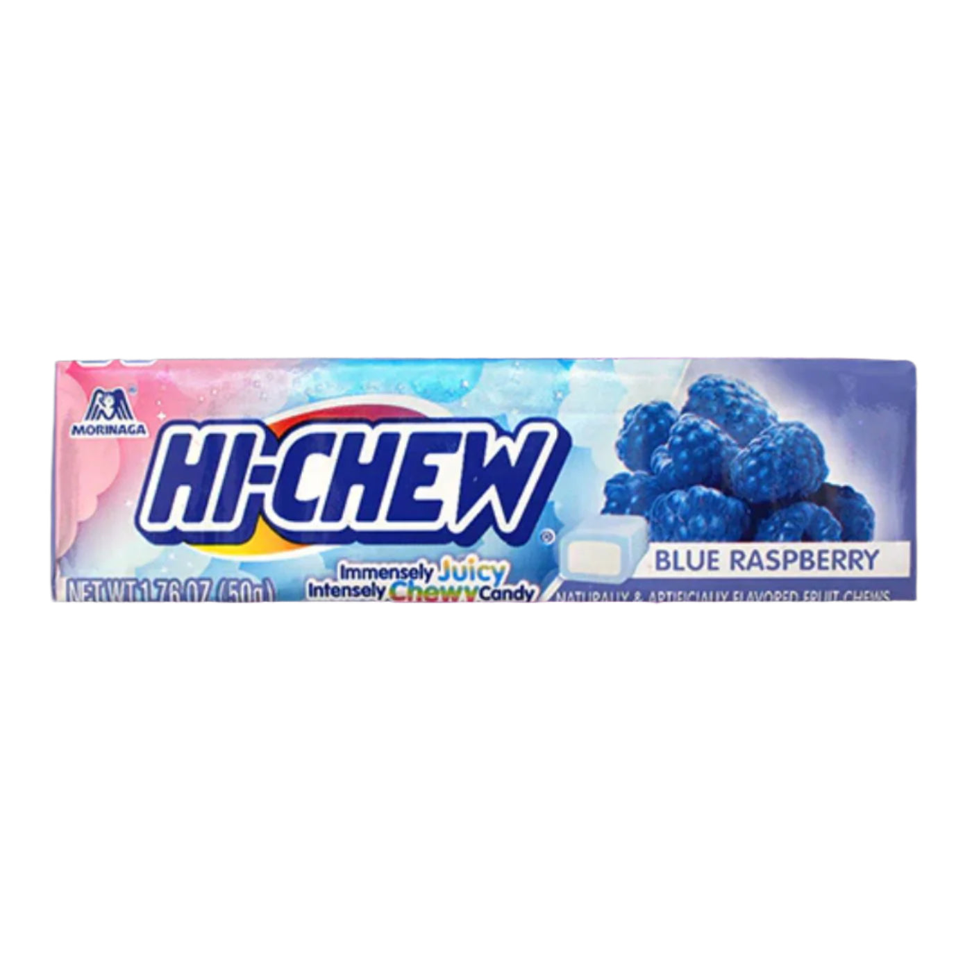 Hi Chew Blue Raspberry Sugar HI CHEW Blue Raspberry 50g – Tom's Confectionery Warehouse