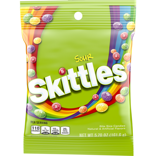 Skittlees Sours Bag 161.6g