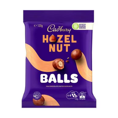 Cadbury Hazelnut Balls 130g