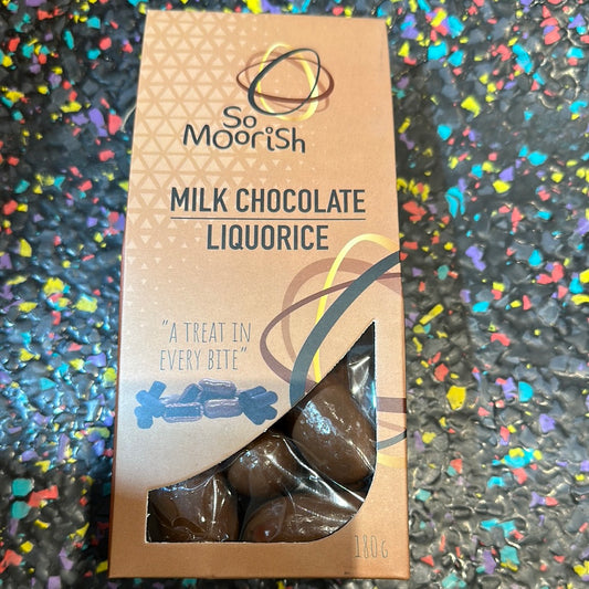Milk Chocolate Liquorice Bullets 180g