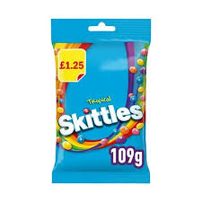 UK Skittles Tropical 109g