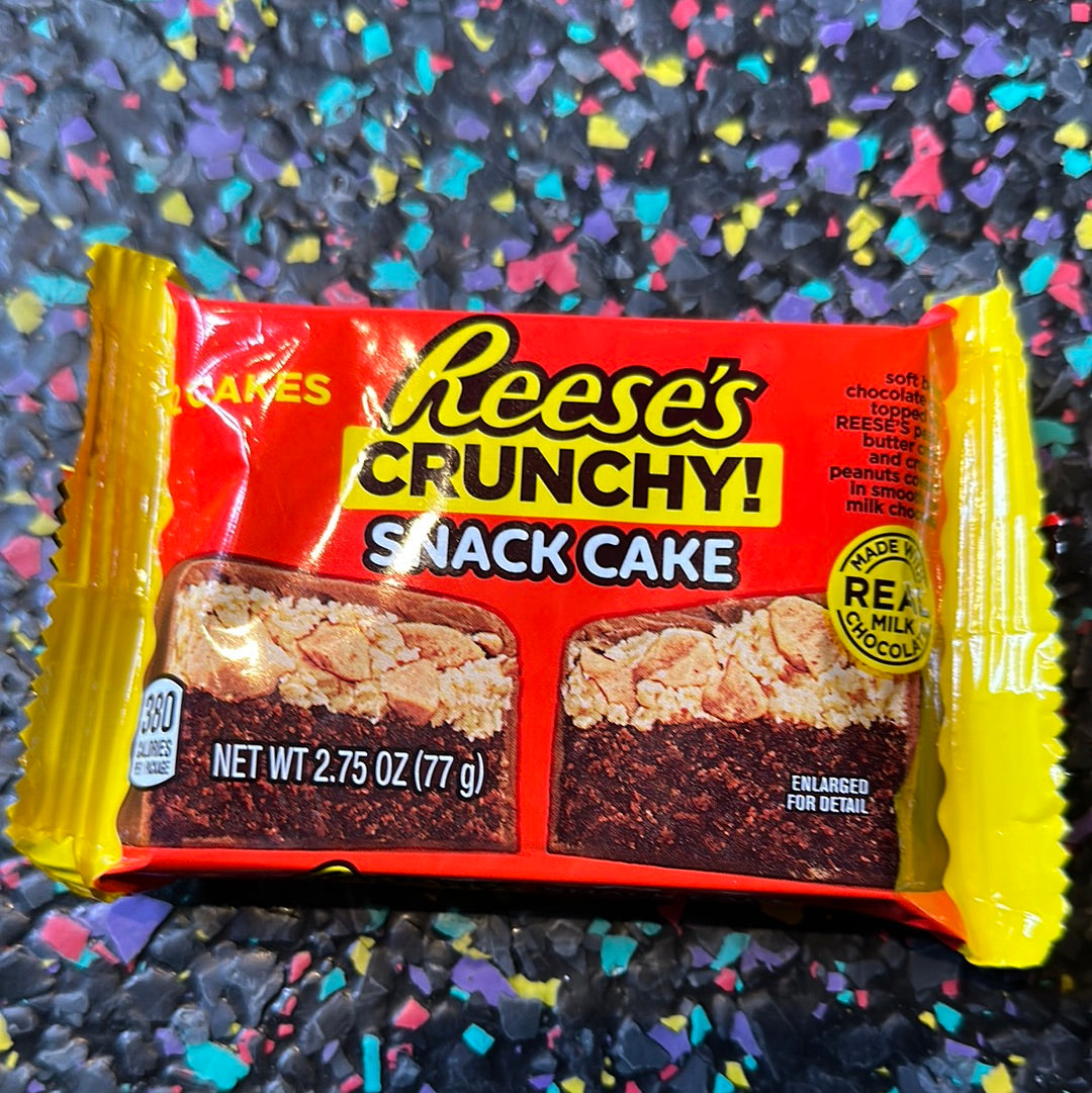 Reces Crunch REESE'S CRUNCHY SNACK CAKE KING 77G – Tom's Confectionery Warehouse
