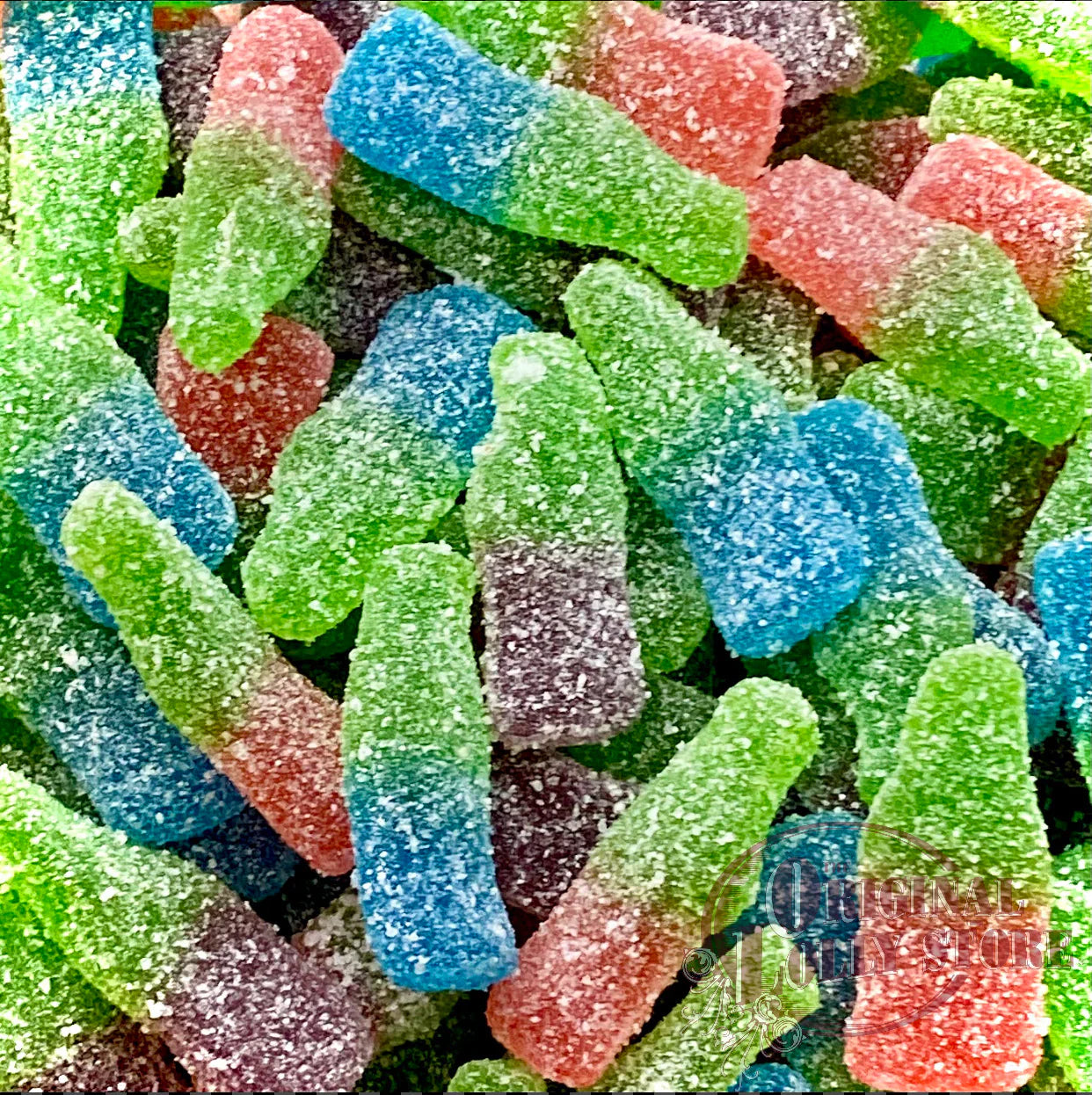 Fizzy Sour Soda Bottles 105g