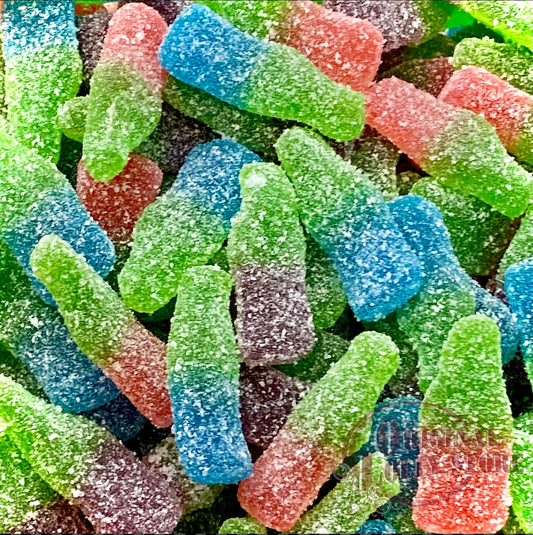 Fizzy Sour Soda Bottles 105g