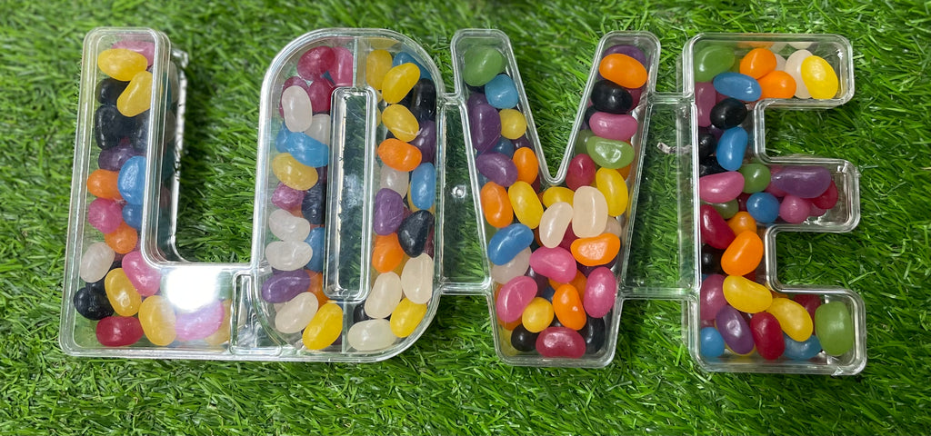 LOVE Plastic- Mini jelly beans 550g