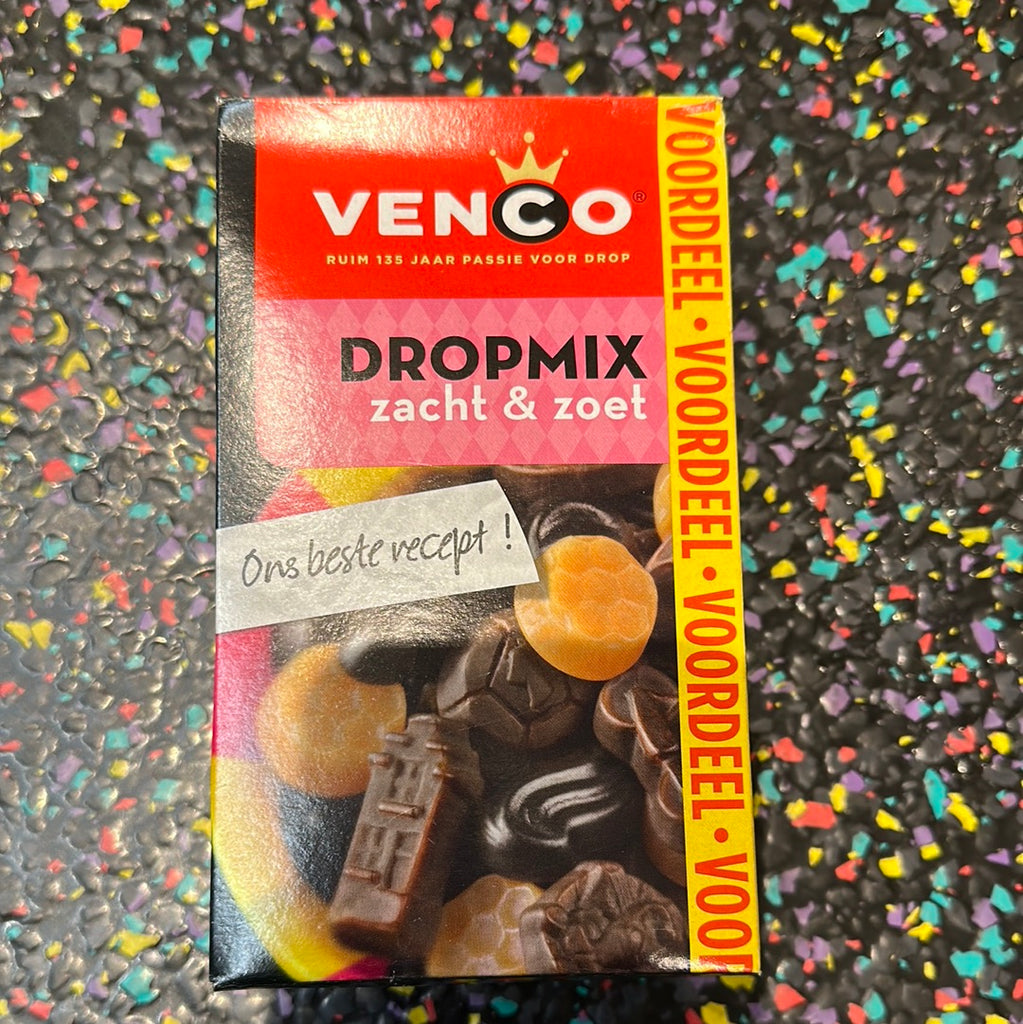 Venco - Dropmix Zacht & Zoet (Assorted Sweet and Soft Licorice) 475g