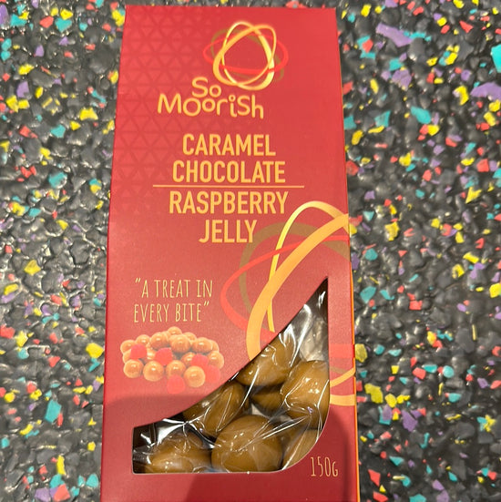 Caramel Chocolate Raspberry Jellies 150g – Tom's Confectionery Warehouse