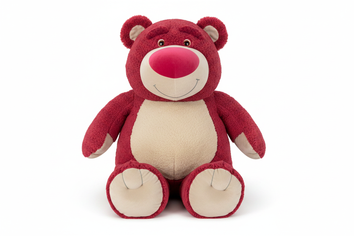 Jelly Cat Purple Bear Large with no background