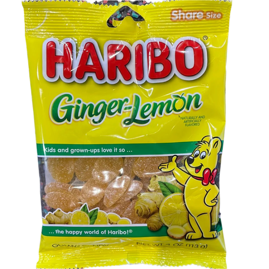 US Haribo Ginger Lemon 113g