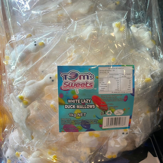 Tom’s sweets- white lazy duck