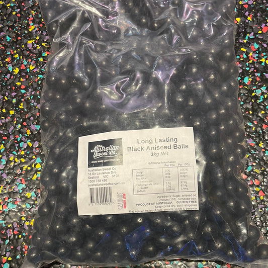 The Australian Sweet Co Black Aniseed Balls