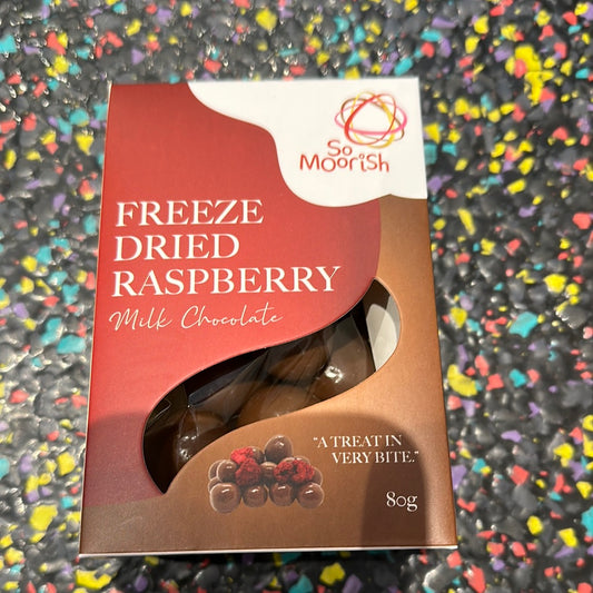 Milk Choc F D Raspberry 80g