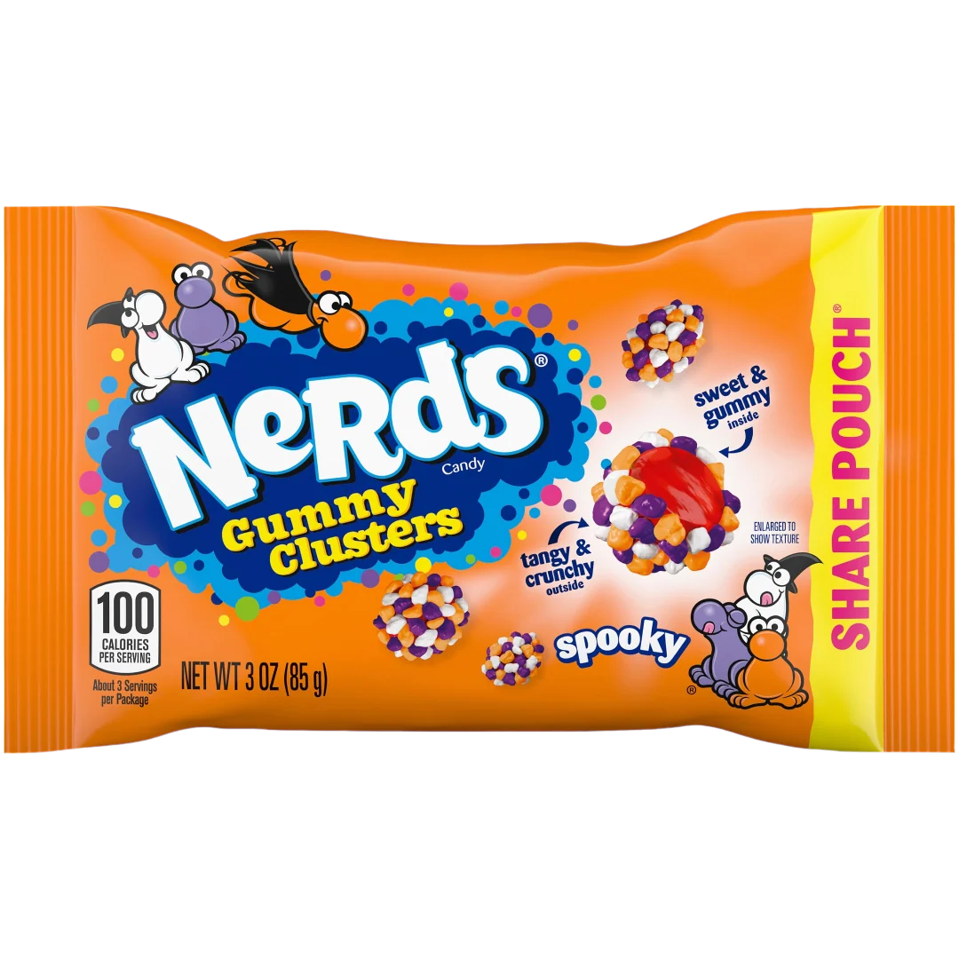 US Nerds Spooky Gummy Clusters 85g