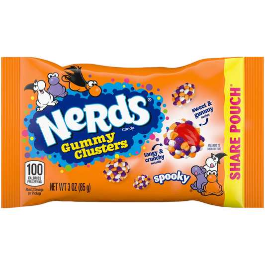 US Nerds Spooky Gummy Clusters 85g