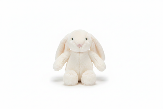 Jelly Cat White Bunny with no background