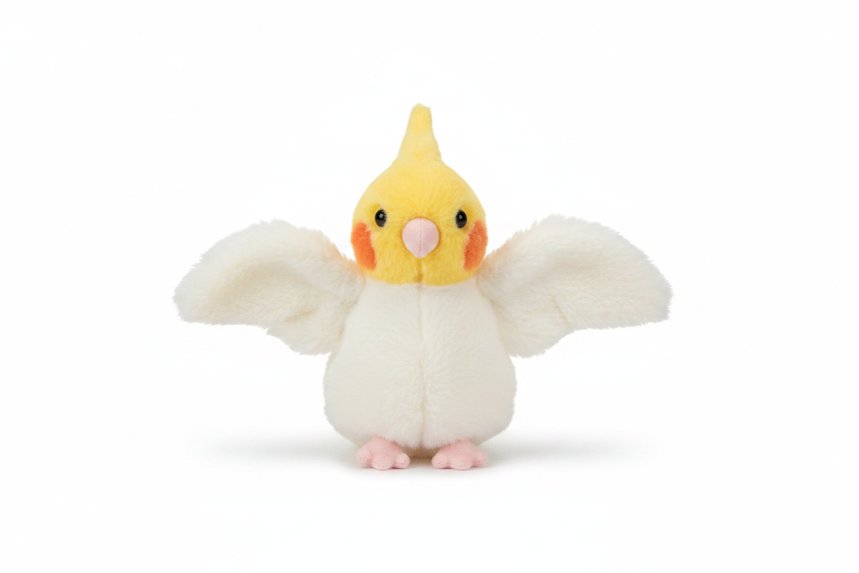 Jelly Cat Finger Puppet Bird with no background