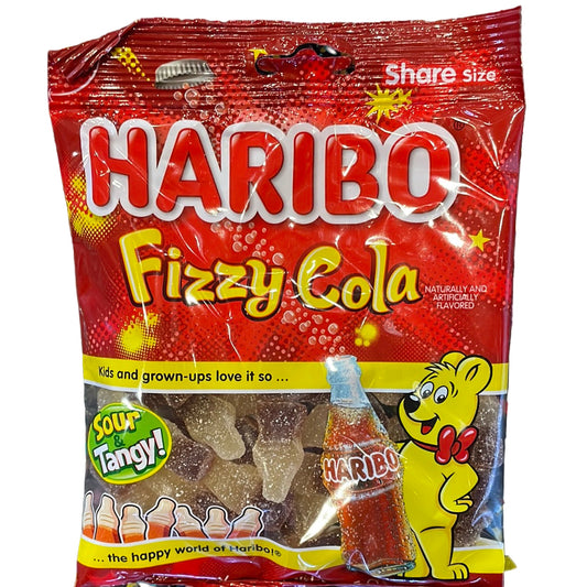 US Haribo Sour Fizzy Cola Bag